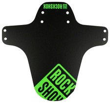 MTB Fork Fenders - RockShox MTB Fork Fender Black with Neon Green Print -