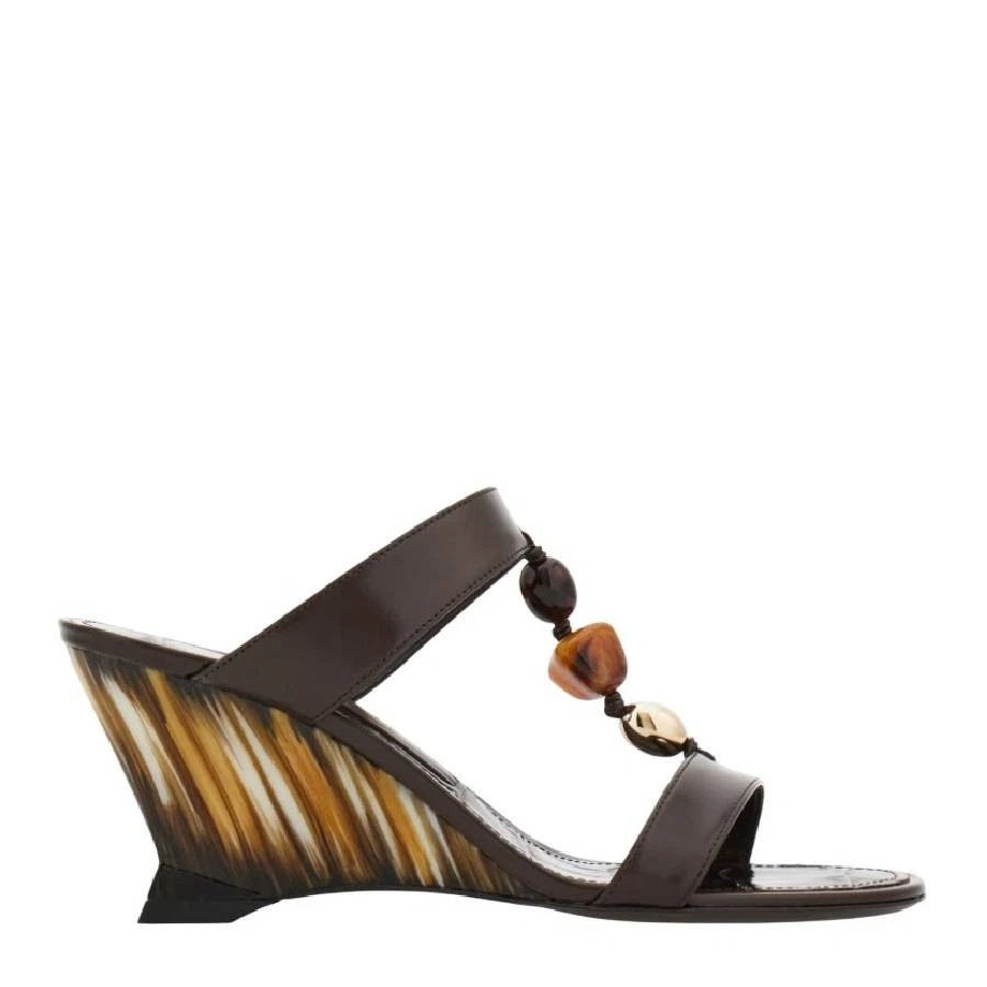 Ferragamo Beaded Strap Wedge Sandals
Opens in a new window or tab