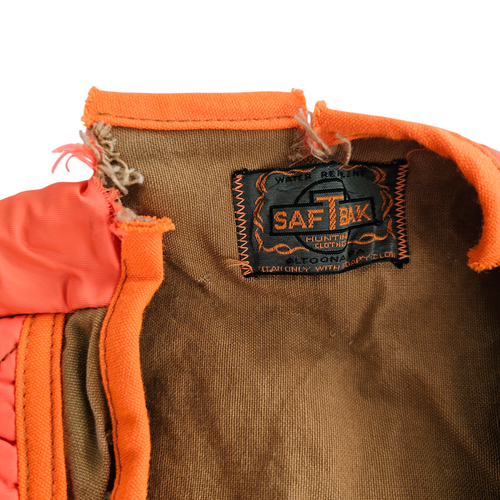 Vintage SafTbak Hunting Vest Mens Large Canvas Shooting Pockets Outdoor Gear - Picture 5 of 6