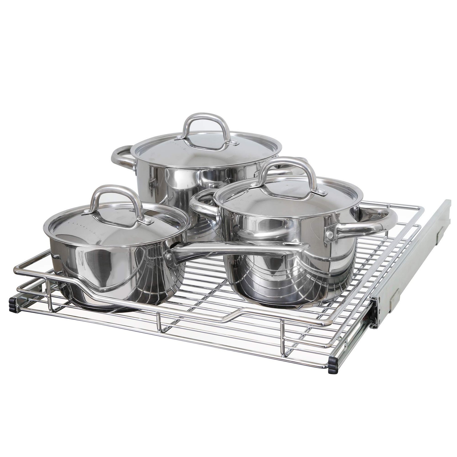 Органайзер для выдвижного шкафа Smart Design Одноуровневый Хром большой 8435290 10390₽