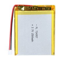 3.7V 2500mAh LiPo Battery Pack with JST PH2.0mm Connector for Bluetooth Speaker