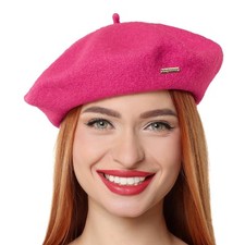 Classic Wool Berets for WomenStylish French Beret Hats for Women Girls LadySo...