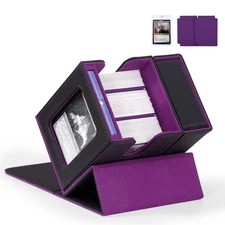 Trading Card Deck Box with Commander Display，2 in 1 MTG Storage Holds 100