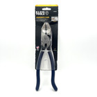 Klein Tools USA Ironworker Side Cutter High Leverage Pliers D213-9ST, Blue Grip