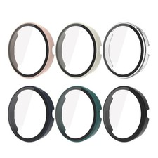 For Watch R Hard Screen Protector-Tempered Film Case All-inclusive Bumper-Shell