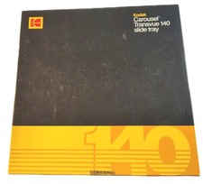 Kodak Carousel Transvue 140 Slide Projector Tray Original Box/Manual
