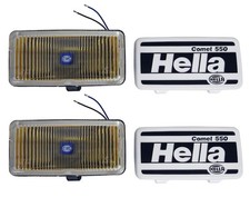 Hella 005700681 Fog Light Assembly - Amber Lens Black Housing 55 Watts Hella 005700681 Fog Light Assembly - Amber Lens Black Housing 55 Watts