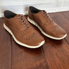 Cole Haan ZER GRAND Wingtip Oxford W14476 Women's Size 7.5 B Brown