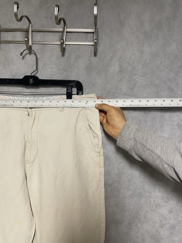 J Crew Pants Men 36X32 Beige Irish Linen Cotton Academia Vacation Baggy Relaxed - Picture 2 of 9