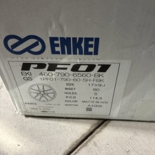 Enkei 460-790-6560bk Black Pf01 17x9 Wheel 5x114.3mm Bolt Pattern 60mm Offset