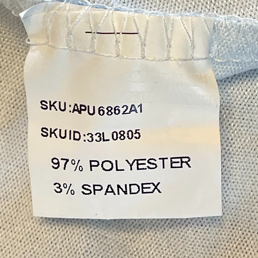 ChicMe Patchwork Pattern Duster Plus Size 4X Blue… - image 8