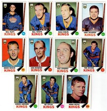 1969-70 Topps LOS ANGELES KINGS Hockey 11 card team set GERRY DESJARDINS rookie