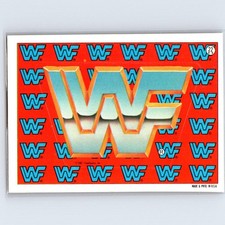 1987 Topps WWF WWF Logo 22 Stickers