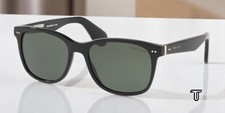 RALPH LAUREN RL8162P 500152 Black Dark Green 56 mm Men's Sunglasses