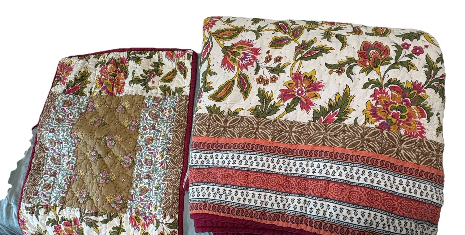 The Company Store Patchwork Twin Quilt And Sham Bohemian Farmhouse 72x82 Lovely
