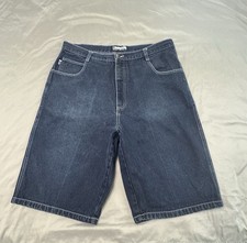South Pole Jean Shorts Blue Denim Skater RN 82628 Mens Baggy Y2K Hip Hop Sz 40