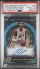 2022 Bowman U Inception Victor Wembanyama Autograph Blue Foil PSA 10 Auto 10 /99