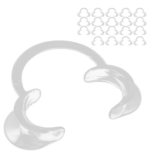 20pcs Disposable Lip Cheek Retractor Transparent CShape Teeth Whitening Mout 3CS - Picture 7 of 12