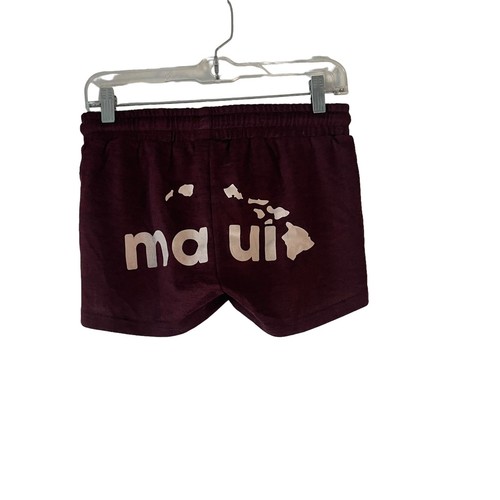 Aloha Women's Size Medium Red Maui Hawaiian Pull On Shorts - Picture 1 of 5