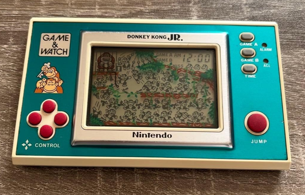 Nintendo DJ-101 Game & Watch Donkey Kong JR Console Japan Retro