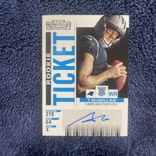 2025 Panini Select Tetairoa McMillan Rookie Ticket Auto Contenders SSP