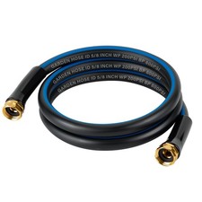 Short Garden Lead-In Hose 6ft X 5/8" Female to Female with Swivel Handle