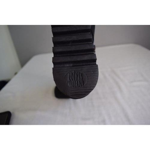 Lotins Holland Keilstiefel schwarz Leder Keil Reißverschluss Damen Größe 38 - Bild 13 von 13