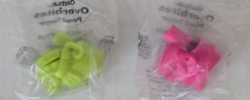 1995 Carl's Jr - Overbites Bleistift Topper 2er Set - Bild 7 von 12