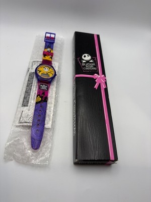 NEW 1993 NIGHTMARE BEFORE CHRISTMAS WATCH - BATS AND CATS  in Original Box