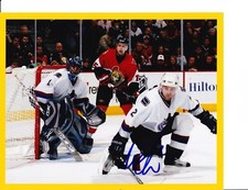 VANCOUVER CANUCKS MATTIAS OHLUND SIGNED SHOT BLOCK 8X10