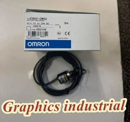 NEW Omron E6A2-CW5C  100P/R  2M  Rotary Encoder E6A2CW5C  Free Shipping