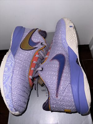 Nike Lebron 20 gold/purple size 13 Nike Lebron 20 XX Violet Frost Purple Gold DJ5423-500 Size  main image 3