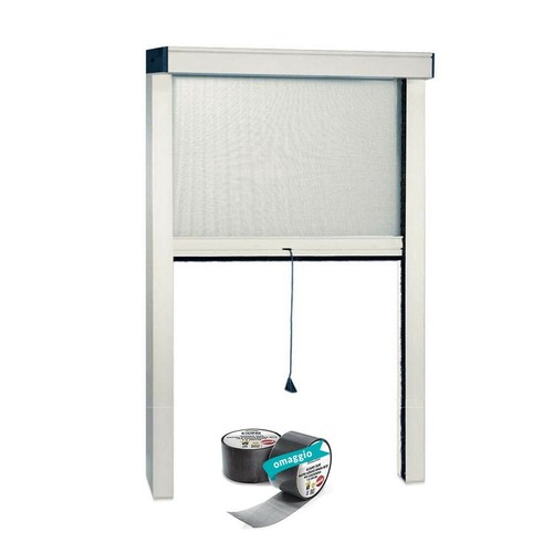 Mosquito Net Roller Blind Vertical For Window 120x160 Reducible A 70x20 eBay