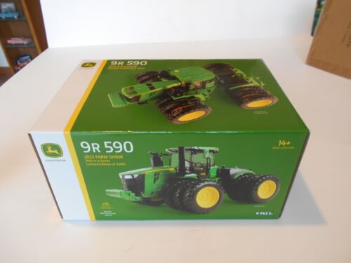 ERTL 1:32 John Deere 9R 590 4WD Tractor w/Narrow Triples Farm Show Edition 2022 - Picture 1 of 12