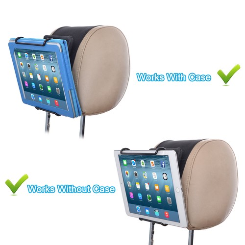 Universal Angle Adjustable Detachable Car Headrest Mount Holder for 6 -12.9 Inch - Picture 5 of 8