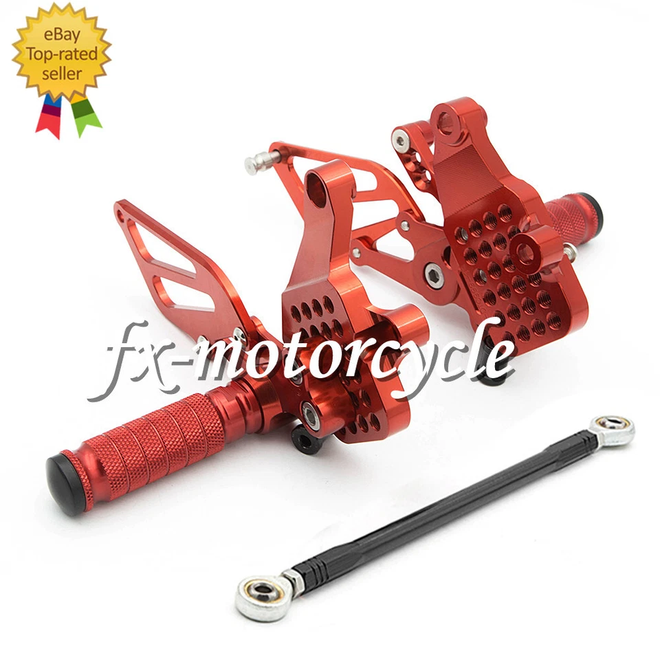 Juego de estriberas delanteras traseras GP pedales cambio trasero carreras para Ducati 749 999 FXCNC Foto 3 de 4