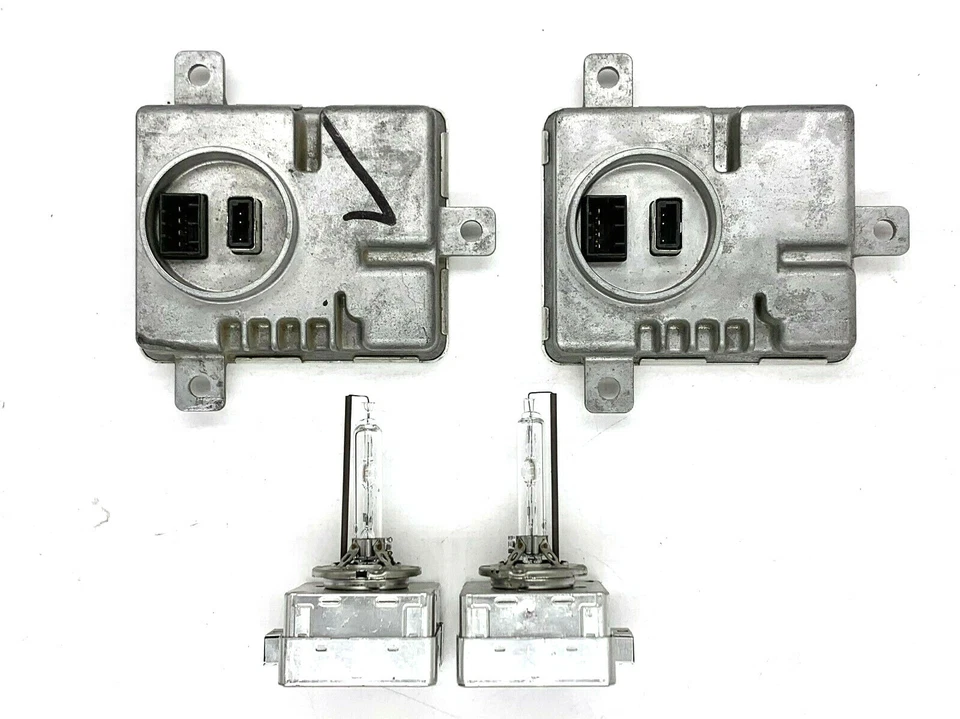 2x OEM 11-15 Audi Q7 Xenon HID Headlight Ballast Module & D3S Bulb 8K0.941.597C - Image 2 of 4