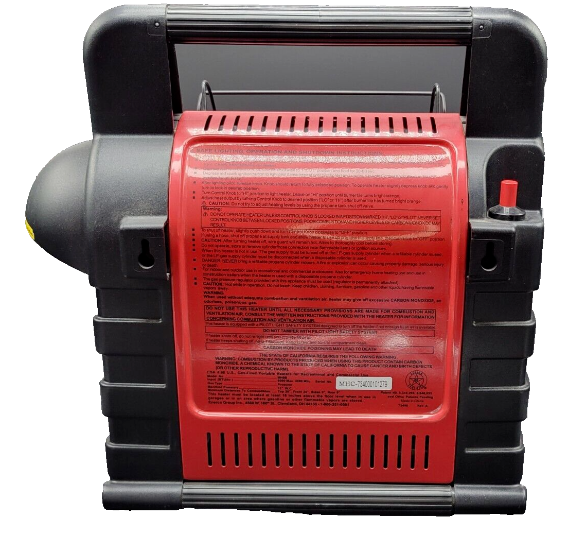 Mr Heater Portable Propane Buddy Heater 9000 BTU 225 sq ft Great Condition