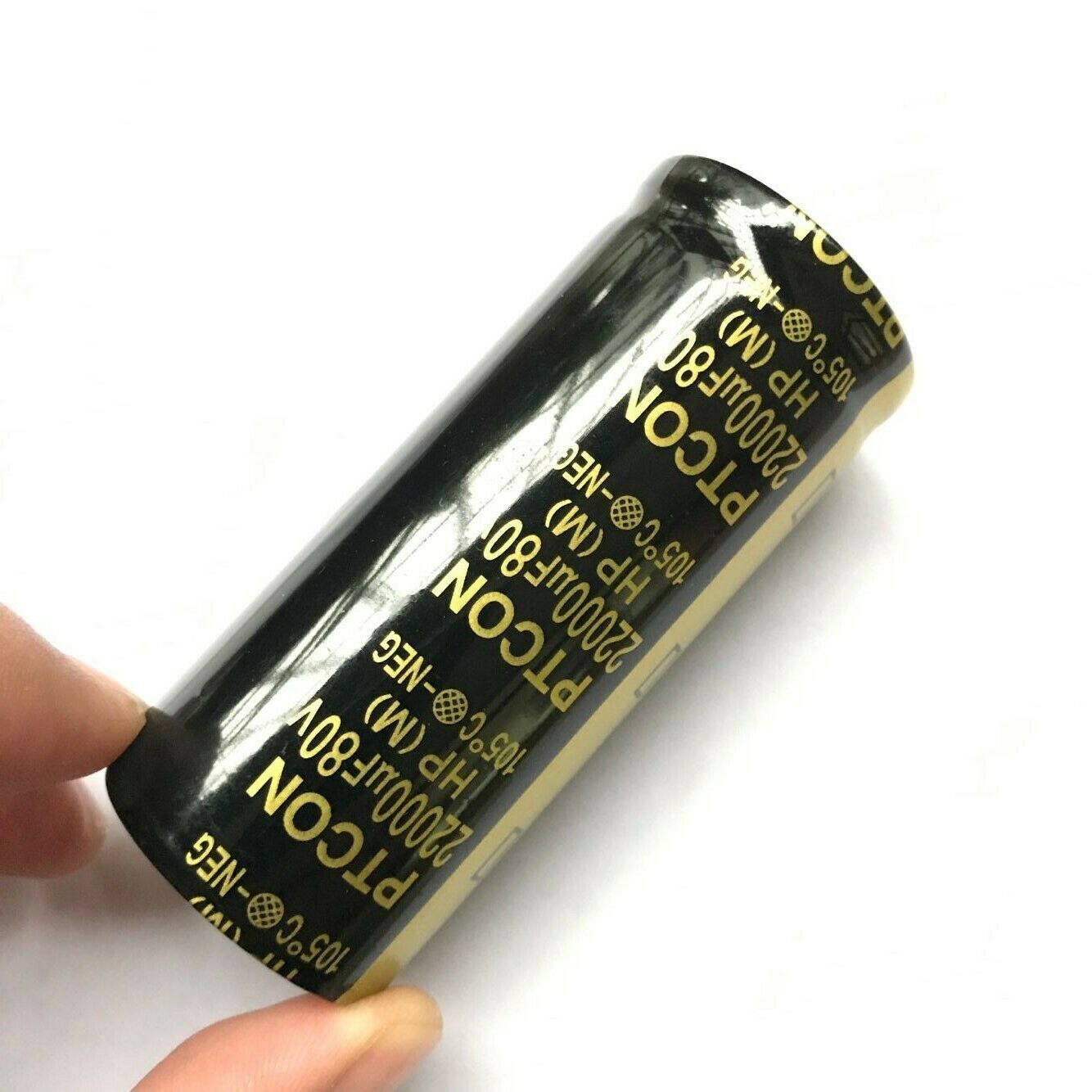22000uF 80V Electrolytic Capacitor (4-Pin) - 35x100mm, For DIY Audio Power Amplifier & High-Current Projects