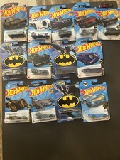 new sealed lot of 13 Batman hot wheels vehicles (will not separate)