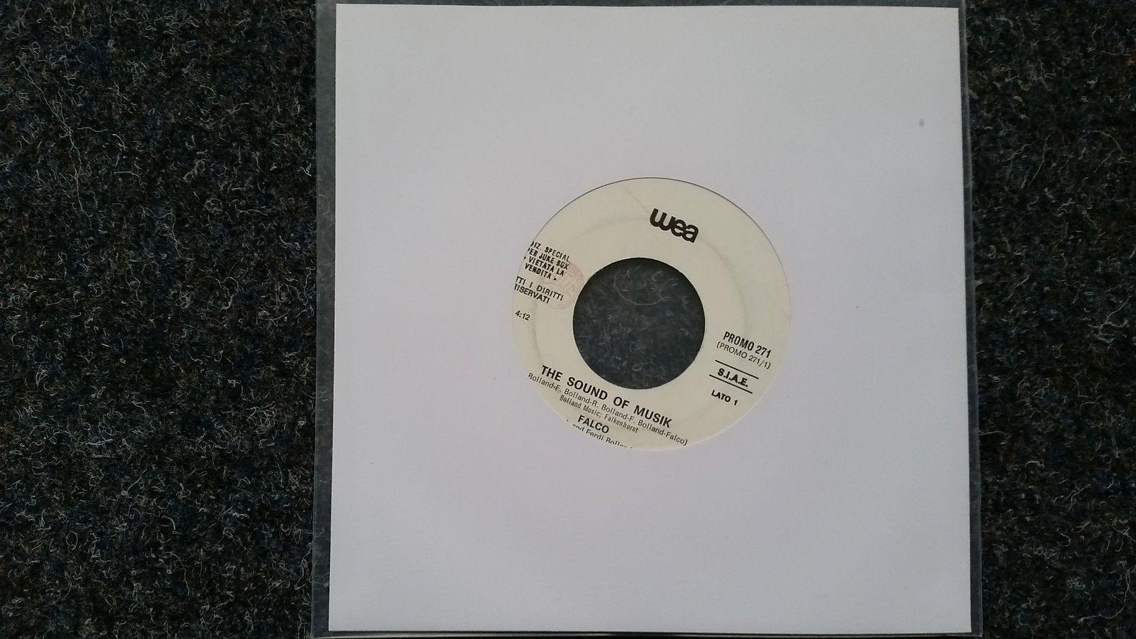 7"" Single Vinyl Falco - The sound of Musik ITALY PROMO