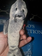  January 17, 1998 TY Original Beanie Babies SLIPPERY Gray Seal   7   w/Tags  