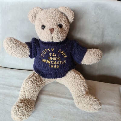 Cutty Sark Tall Ships Newcastle 1993 Teddybär, ohne Etikett, ca. 9 Zoll groß