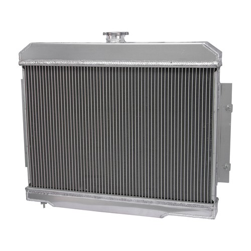 3 Core Radiator w/Shroud Fan For 1972-1986 Jeep CJ CJ5 CJ7 Chevy Configuration - Picture 12 of 12