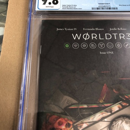 W0rldtr33 #1 1/100 Retailer Incentive variant CGC 9.8 - Picture 3 of 16