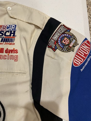 NASCAR Busch Series Pit Crew Uniform Shirt Dave Blaney Amoco Large - Picture 3 of 10