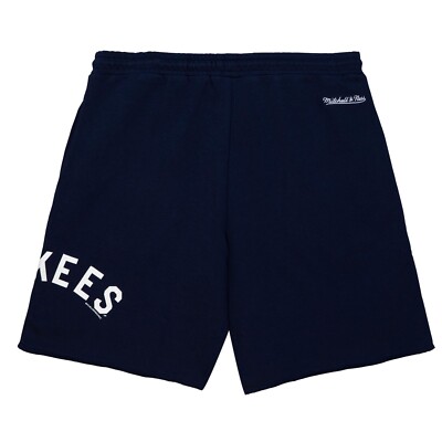 New York Yankees Mitchell & Ness Navy Game Day PT Knit Shorts | eBay