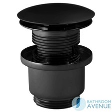 CLICK CLACK WASTE ROUND BLACK SLOTED/UNSLOTTED UNIVERSAL