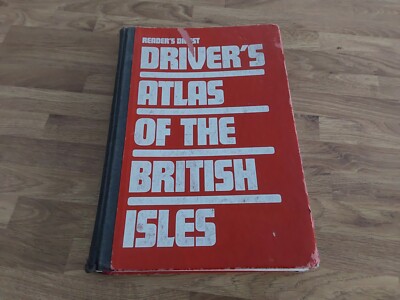  Vintage Driver's Atlas of the British Isles by Reader's Digest- Before SAT NAV