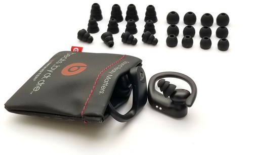 Compatible Pouch/Case + 24 pcs. Ear Gels/Buds for Beats Wireless Powerbeats PRO. - 第 1/6 張圖片